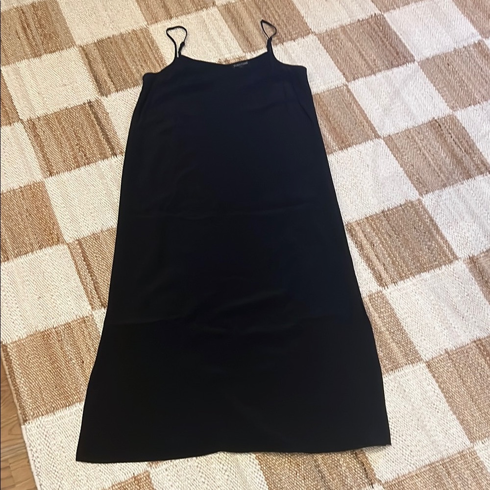 Eileen Fisher Black Slip Dress